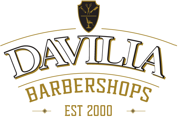 davilia barbershop logo light
