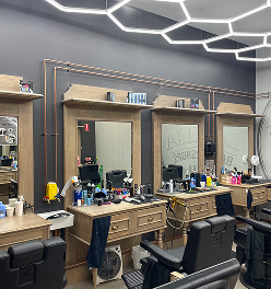 Davilia Barbershop Cockburn haircut area interio