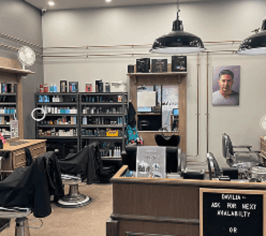 Modern grooming setup inside Davilia Barbershop Cockburn