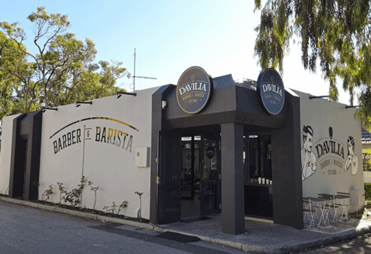 Davilia Barbershop Duncraig location interior