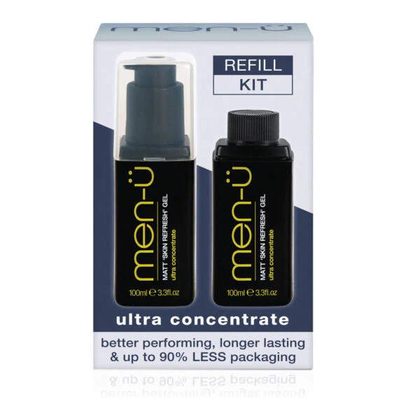 Men-U Matt Skin Refresh Gel refill kit