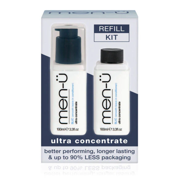 Men-u SLIC (Smooth Leave In Conditioner) Refill Kit 2x100ml