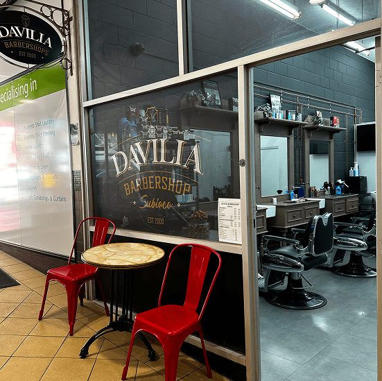 Davilia Barbershop Subiaco interior