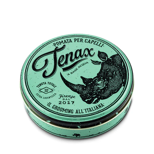 Tenax green pomade tin for classic men’s hairstyles