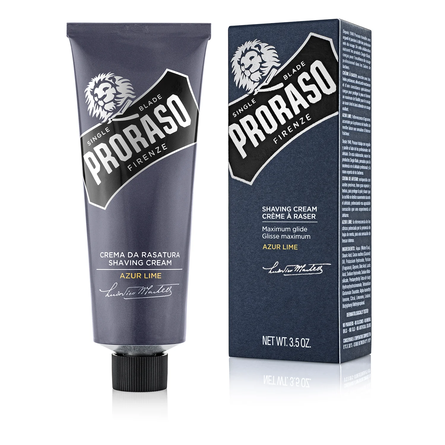 Proraso Azur Lime Shaving Cream Tube