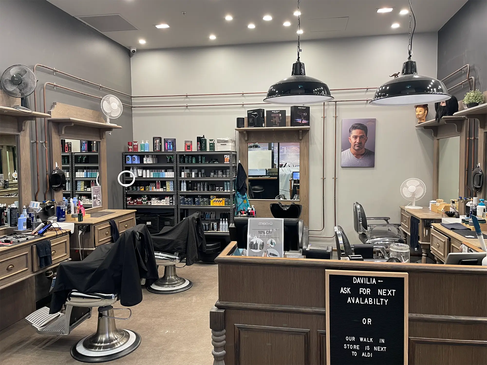 Busy day at Davilia Barbershop Cockburn