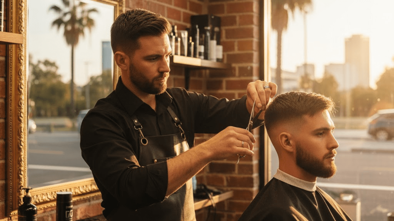 Find the best hairstyle for a face shape male with Davilia Barbershops in Perth. Get expert barber advice. Read the blog now!