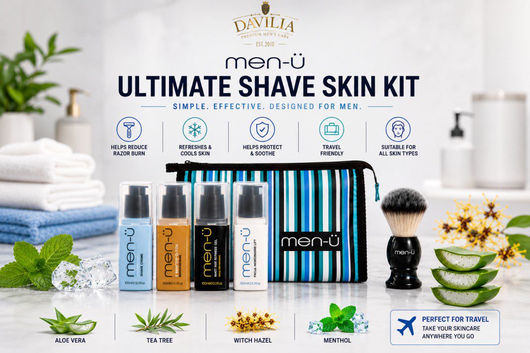 Ultimate Shave Skin Kit for achieving a smooth and comfortable shaving experience